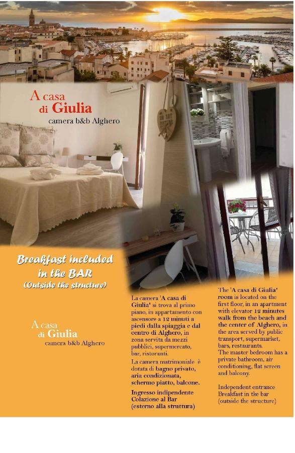 A Casa Di Giulia B&B Alguer Exterior foto